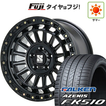 【新品国産車用5穴114.3】 夏タイヤ ホイール4本セット 235/60R18 ファルケン アゼニス FK510 SUV MLJ エクストリームJ XJ08 8J 18インチ(送料無料)
