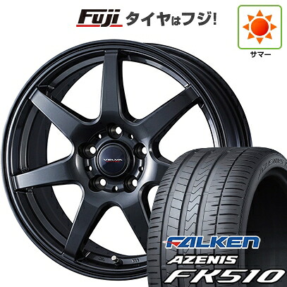 【新品国産車用5穴114.3】 夏タイヤ ホイール4本セット 215/35R19 ファルケン アゼニス FK510 WEDS ウェッズ ヴェルバ ワンダー 7.5J 19インチ(送料無料)