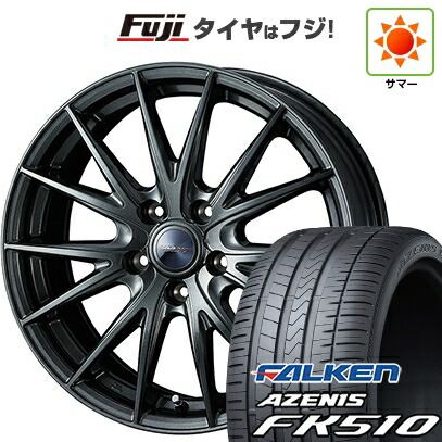 【新品国産車用5穴114.3】 夏タイヤ ホイール4本セット 215/35R19 ファルケン アゼニス FK510 WEDS ウェッズ ヴェルバ スポルトII 7.5J 19インチ(送料無料)