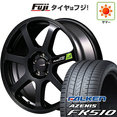 【新品国産車用5穴114.3】 夏タイヤ ホイール4本セット 235/60R18 ファルケン アゼニス FK510 SUV MID WHEELS MID RACING R07 タイプS 8J 18インチ(送料無料)