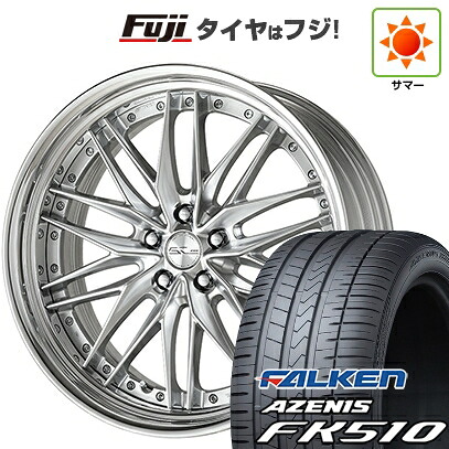 【新品国産車用5穴114.3】 夏タイヤ ホイール4本セット 265/35R22 ファルケン アゼニス FK510 SUV WORK ワーク シュヴァート クヴェルII 9J 22インチ(送料無料)