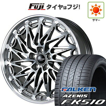 【新品国産車用5穴114.3】 夏タイヤ ホイール4本セット 235/60R18 ファルケン アゼニス FK510 SUV トピー ドルフレン エクスクルーシブ TLM-02 数量限定 8J 18インチ(送料無料)