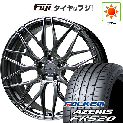 【新品国産車用5穴114.3】 夏タイヤ ホイール4本セット 245/35R20 ファルケン アゼニス FK520L ホットスタッフ トラフィックスターフォージド TSF-01 8.5J 20インチ(送料無料)