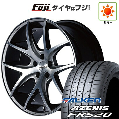 【新品国産車用5穴114.3】 夏タイヤ ホイール4本セット 245/40R20 ファルケン アゼニス FK520L エムテクノ M.T.S.JAPAN SSL5 8.5J 20インチ(送料無料)
