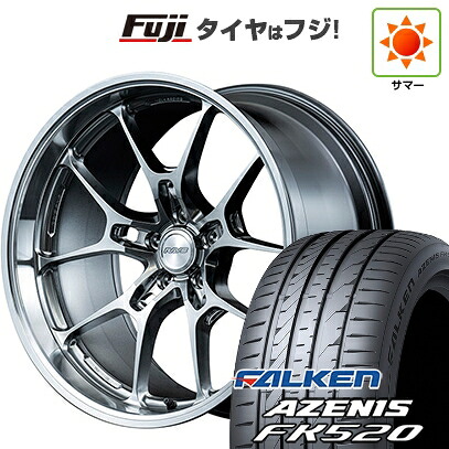 【新品国産車用5穴114.3】 夏タイヤ ホイール4本セット 225/35R20 ファルケン アゼニス FK520L RAYS レイズ ボルクレーシング G025 LC 8.5J 20インチ(送料無料)|フジ スペシャルセレクション