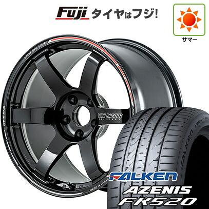 【新品国産車用5穴100】 夏タイヤ ホイール4本セット 225/40R18 ファルケン アゼニス FK520L RAYS レイズ ボルクレーシング TE37 サーガ S-plus TIME ATTACK 8.5J 18インチ(送料無料)