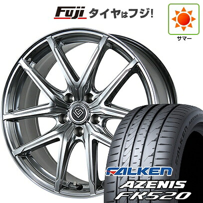 【新品国産車用5穴114.3】 夏タイヤ ホイール4本セット 235/55R19 ファルケン アゼニス FK520L トピー ロンギヌス RE-X トヨタ･レクサス車専用 6.5J 19インチ(送料無料)
