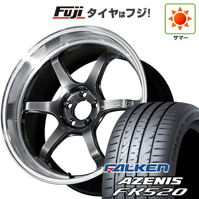 【新品国産車用5穴114.3】 夏タイヤ ホイール4本セット 225/40R18 ファルケン アゼニス FK520L ヨコハマ アドバンレーシング R6 8J 18インチ(送料無料)