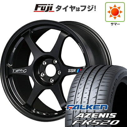 【新品国産車用5穴114.3】 夏タイヤ ホイール4本セット 225/45R18 ファルケン アゼニス FK520L SSR Type-c FORGED 8J 18インチ(送料無料)