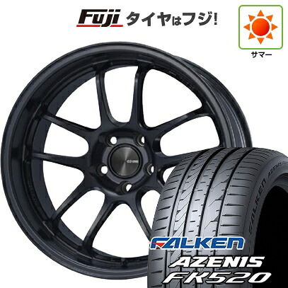 【新品国産車用5穴114.3】 夏タイヤ ホイール4本セット 225/40R18 ファルケン アゼニス FK520L ENKEI エンケイ PerformanceLine PF01 EVO 9J 18インチ(送料無料)｜フジ スペシャルセレクション
