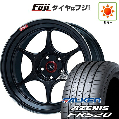【新品国産車用5穴100】 夏タイヤ ホイール4本セット 245/45R19 ファルケン アゼニス FK520L ENKEI エンケイ PerformanceLine PF06 8J 19インチ(送料無料)｜フジ スペシャルセレクション