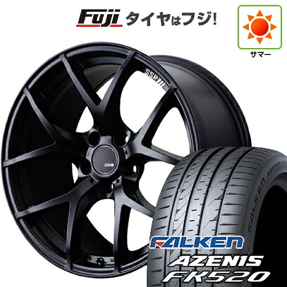 【新品国産車用5穴114.3】 夏タイヤ ホイール4本セット 225/40R18 ファルケン アゼニス FK520L SSR GT GTV03 8J 18インチ(送料無料)