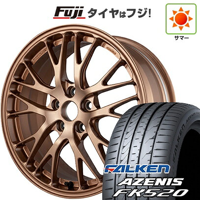 【新品国産車用5穴100】 夏タイヤ ホイール4本セット 225/40R18 ファルケン アゼニス FK520L ブリヂストン ポテンザ RW007 8.5J 18インチ(送料無料)