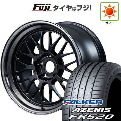 【新品国産車用5穴100】 夏タイヤ ホイール4本セット 225/40R18 ファルケン アゼニス FK520L RAYS レイズ ボルクレーシング 21A spec-PW 8.5J 18インチ(送料無料)