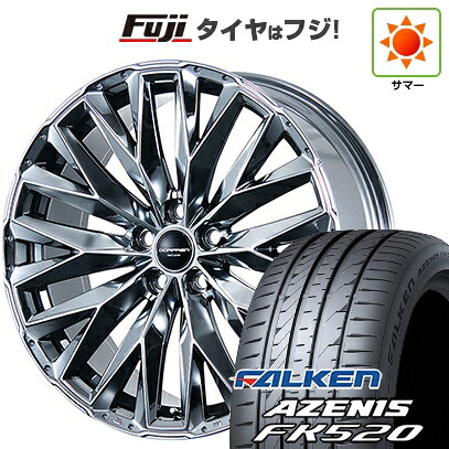 【新品国産車用5穴114.3】 夏タイヤ ホイール4本セット 245/35R20 ファルケン アゼニス FK520L トピー ドルフレン エクスクルーシブ TLM-01 数量限定 8.5J 20インチ(送料無料)