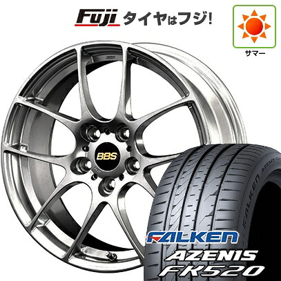 【新品国産車用5穴114.3】 夏タイヤ ホイール4本セット 225/40R18 ファルケン アゼニス FK520L BBS JAPAN RF 8J 18インチ(送料無料)|フジ スペシャルセレクション