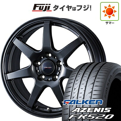 【新品国産車用5穴114.3】 夏タイヤ ホイール4本セット 225/45R18 ファルケン アゼニス FK520L WEDS ウェッズ ヴェルバ ワンダー 8J 18インチ(送料無料)
