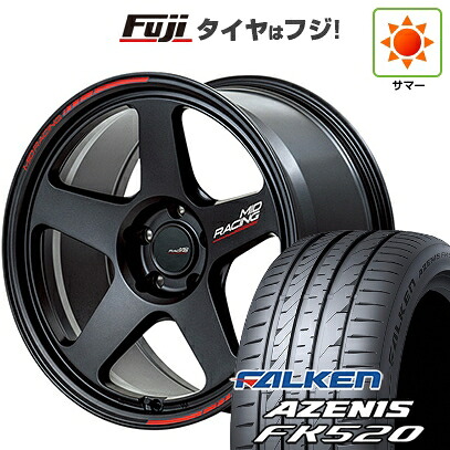 【新品国産車用5穴114.3】 夏タイヤ ホイール4本セット 235/50R18 ファルケン アゼニス FK520L MID WHEELS MID RACING TR50 8J 18インチ(送料無料)|フジ スペシャルセレクション