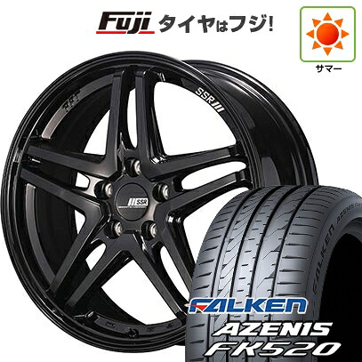 【新品国産車用5穴114.3】 夏タイヤ ホイール4本セット 225/50R18 ファルケン アゼニス FK520L SSR GT GTV06 7.5J 18インチ(送料無料)|フジ スペシャルセレクション