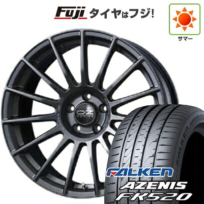 【新品国産車用5穴114.3】 夏タイヤ ホイール4本セット 235/55R18 ファルケン アゼニス FK520L OZ スーパーツーリズモ LM 8J 18インチ(送料無料)