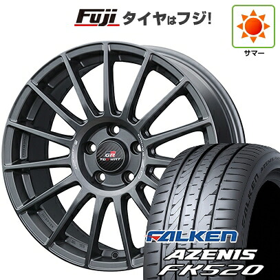 【新品国産車用5穴100】 夏タイヤ ホイール4本セット 225/55R18 ファルケン アゼニス FK520L OZ スーパーツーリズモ TGR-WRT 8J 18インチ(送料無料)