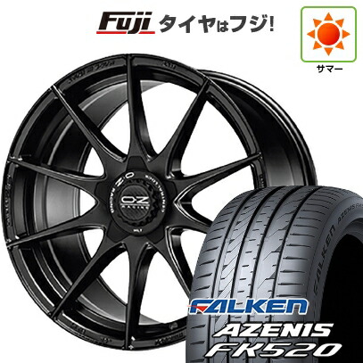 【新品国産車用5穴114.3】 夏タイヤ ホイール4本セット 225/40R18 ファルケン アゼニス FK520L OZ フォーミュラHLT 8J 18インチ(送料無料)