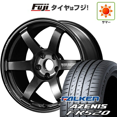 【新品国産車用5穴114.3】 夏タイヤ ホイール4本セット 245/45R19 ファルケン アゼニス FK520L RAYS レイズ ボルクレーシング TE37 サーガ S-plus 9J 19インチ(送料無料)