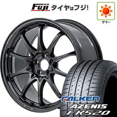 【新品国産車用5穴114.3】 夏タイヤ ホイール4本セット 225/35R19 ファルケン アゼニス FK520L RAYS レイズ ボルクレーシング CE28N-plus 8.5J 19インチ(送料無料)