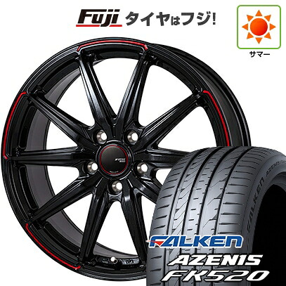 【新品国産車用5穴114.3】 夏タイヤ ホイール4本セット 215/50R18 ファルケン アゼニス FK520L モンツァ JPスタイル R55 7.5J 18インチ(送料無料)