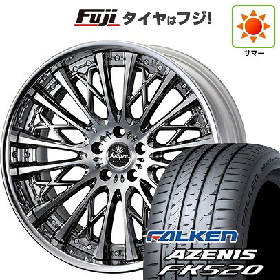 【新品国産車用5穴114.3】 夏タイヤ ホイール4本セット 255/45R20 ファルケン アゼニス FK520L WEDS ウェッズ クレンツェ シュリット【限定】 8.5J 20インチ(送料無料)