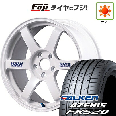 【新品国産車用5穴114.3】 夏タイヤ ホイール4本セット 235/35R20 ファルケン アゼニス FK520L RAYS レイズ ボルクレーシング TE37 サーガ S-plus 30thステッカーVer 8.5J 20インチ(送料無料)｜フジ スペシャルセレクション
