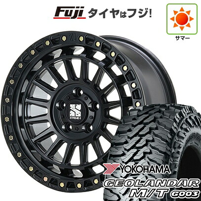 【新品国産車用5穴114.3】 夏タイヤ ホイール4本セット 225/65R17 ヨコハマ ジオランダー M/T G003 MLJ エクストリームJ XJ08 7.5J 17インチ(送料無料)