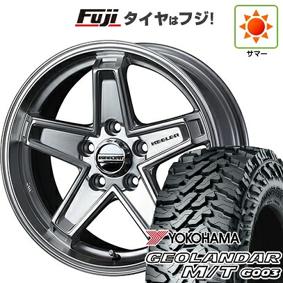 【新品】デリカD5 夏タイヤ ホイール4本セット 215/70R16 ヨコハマ ジオランダー M/T G003 WEDS ウェッズアドベンチャー キーラータクティクス ハイパーシルバー 7J 16インチ(送料無料)｜フジ スペシャルセレクション