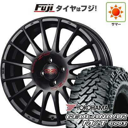 【新品国産車用5穴114.3】 夏タイヤ ホイール4本セット 225/65R17 ヨコハマ ジオランダー M/T G003 OZ スーパーツーリズモ GT 7J 17インチ(送料無料)｜フジ スペシャルセレクション