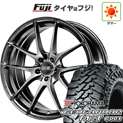 【新品国産車用5穴114.3】 夏タイヤ ホイール4本セット 225/65R17 ヨコハマ ジオランダー M/T G003 OZ レッジェーラHLT 7.5J 17インチ(送料無料)