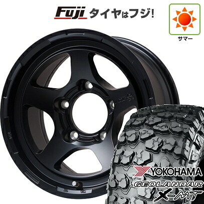 【新品】ランクル70(GDJ76W) 夏タイヤ ホイール4本セット 265/75R16 ヨコハマ ジオランダー X-MT G005 レアマイスター LMG 極 マットブラック 8J 16インチ(送料無料)