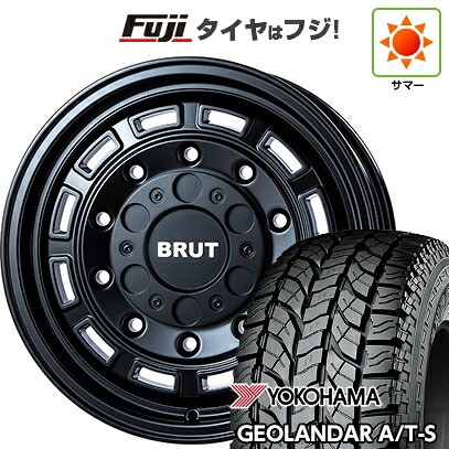 【新品】ヤリスクロス 夏タイヤ ホイール4本セット 205/65R16 ヨコハマ ジオランダー A/T-S G012 RBL トライスター BRUT BR-70 6.5J 16インチ(送料無料)