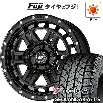 【新品】ヤリスクロス 夏タイヤ ホイール4本セット 205/65R16 ヨコハマ ジオランダー A/T-S G012 RBL WORK ワーク クラッグ ティーグラビックII MC+ 7J 16インチ(送料無料)｜フジ スペシャルセレクション