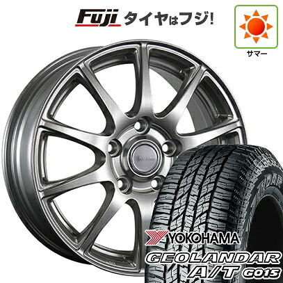 【新品国産車用5穴100】 夏タイヤ ホイール4本セット 225/60R17 ヨコハマ ジオランダー A/T G015 OWL/RBL ブリヂストン エコフォルム SE-23 7J 17インチ(送料無料)|フジ スペシャルセレクション