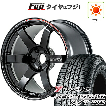 【新品国産車用5穴114.3】 夏タイヤ ホイール4本セット 225/60R17 ヨコハマ ジオランダー A/T G015 OWL/RBL RAYS レイズ ボルクレーシング TE37 サーガ S-plus TIME ATTACK 7.5J 17インチ(送料無料)｜フジ スペシャルセレクション