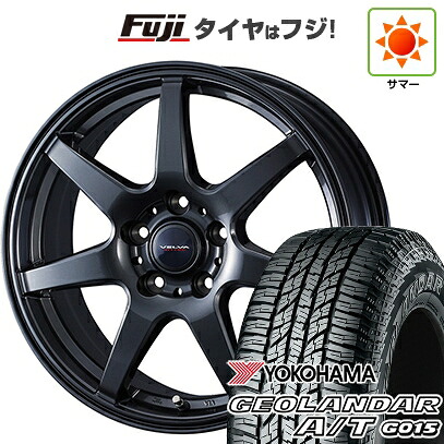 【新品国産車用5穴114.3】 夏タイヤ ホイール4本セット 225/65R17 ヨコハマ ジオランダー A/T G015 OWL/RBL WEDS ウェッズ ヴェルバ ワンダー 7J 17インチ(送料無料)｜フジ スペシャルセレクション