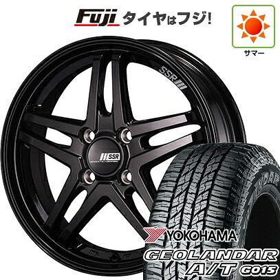 【新品国産車用5穴114.3】 夏タイヤ ホイール4本セット 225/65R17 ヨコハマ ジオランダー A/T G015 OWL/RBL SSR GT GTV06 7J 17インチ(送料無料)｜フジ スペシャルセレクション