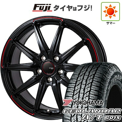 【新品国産車用5穴114.3】 夏タイヤ ホイール4本セット 225/65R17 ヨコハマ ジオランダー A/T G015 OWL/RBL モンツァ JPスタイル R55 7J 17インチ(送料無料)|フジ スペシャルセレクション