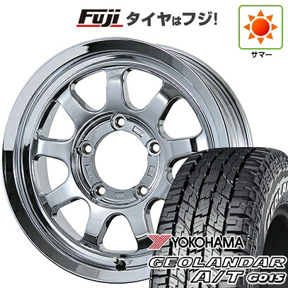 【新品】ジムニー 夏タイヤ ホイール4本セット 185/85R16 ヨコハマ ジオランダー A/T G015 WL/RBL トピー ブロウズ rov.9 数量限定 5.5J 16インチ(送料無料)｜フジ スペシャルセレクション