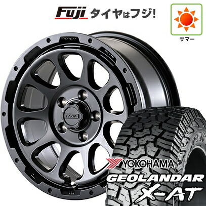 【新品】デリカD5 夏タイヤ ホイール4本セット 245/70R16 ヨコハマ ジオランダー X-AT G016 RBL モーターファーム ファームD10 7J 16インチ(送料無料)