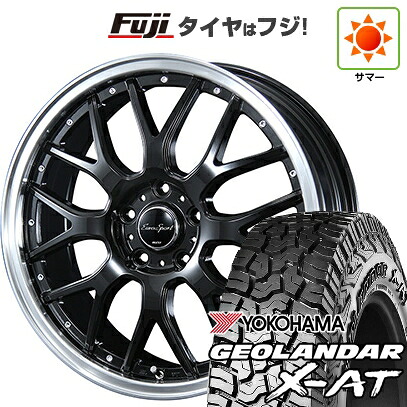 【新品国産車用5穴114.3】 夏タイヤ ホイール4本セット 235/60R18 ヨコハマ ジオランダー X-AT G016 OWL ブレスト ユーロスポーツ タイプ815 7J 18インチ(送料無料)|フジ スペシャルセレクション