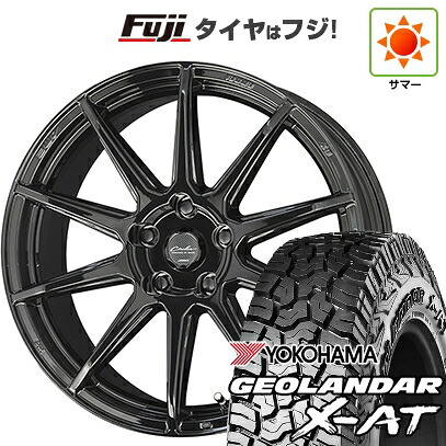 【新品国産車用5穴114.3】 夏タイヤ ホイール4本セット 235/60R18 ヨコハマ ジオランダー X-AT G016 OWL 共豊 サーキュラー C10R 7J 18インチ(送料無料)