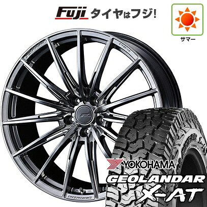 【新品国産車用5穴114.3】 夏タイヤ ホイール4本セット 235/60R18 ヨコハマ ジオランダー X-AT G016 OWL WEDS ウェッズ F-ZERO FZ-4 7.5J 18インチ(送料無料)