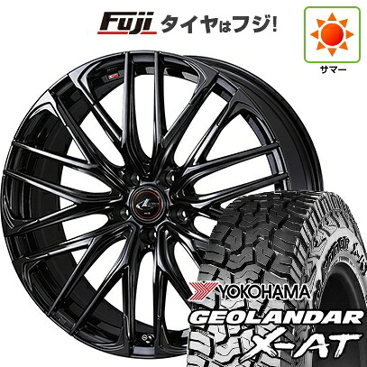【新品国産車用5穴114.3】 夏タイヤ ホイール4本セット 235/60R18 ヨコハマ ジオランダー X-AT G016 OWL WEDS ウェッズ レオニス SK 7J 18インチ(送料無料)