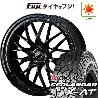 【新品国産車用5穴114.3】 夏タイヤ ホイール4本セット 235/60R18 ヨコハマ ジオランダー X-AT G016 OWL WEDS ウェッズ ノヴァリス アセット M1 7.5J 18インチ(送料無料)